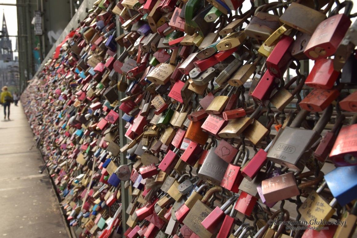 Cologne's Love Locks Bridge, Cologne, Germany