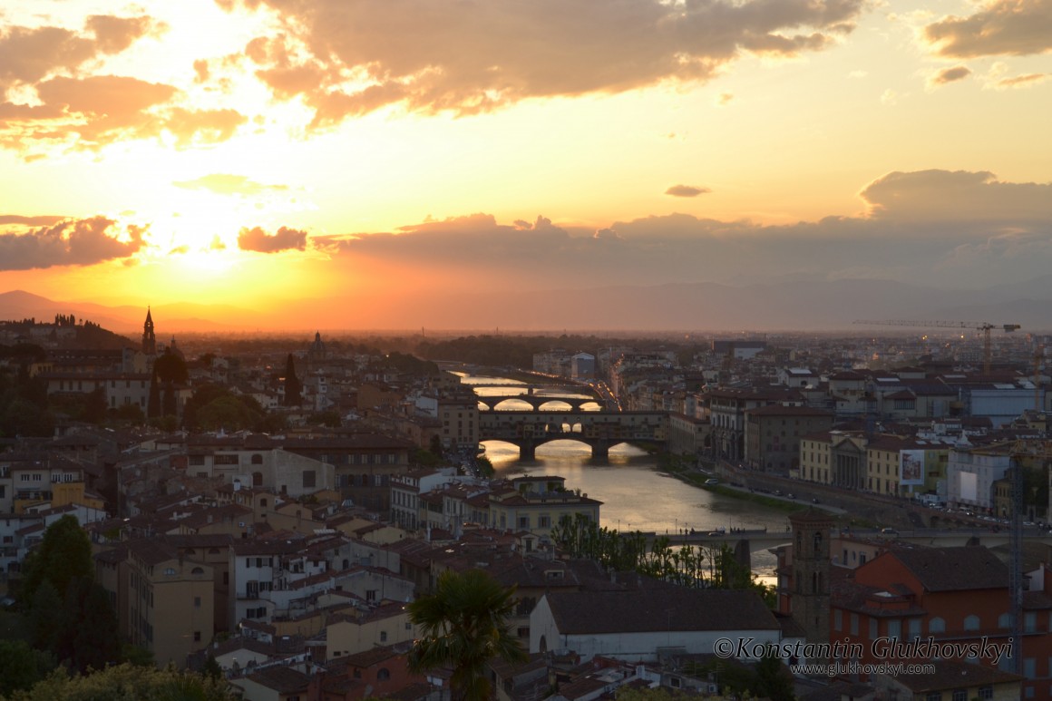 Sunset, Florence, Italy