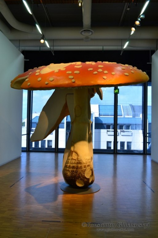 Giant mushroom, The Centre Pompidou, Paris, France