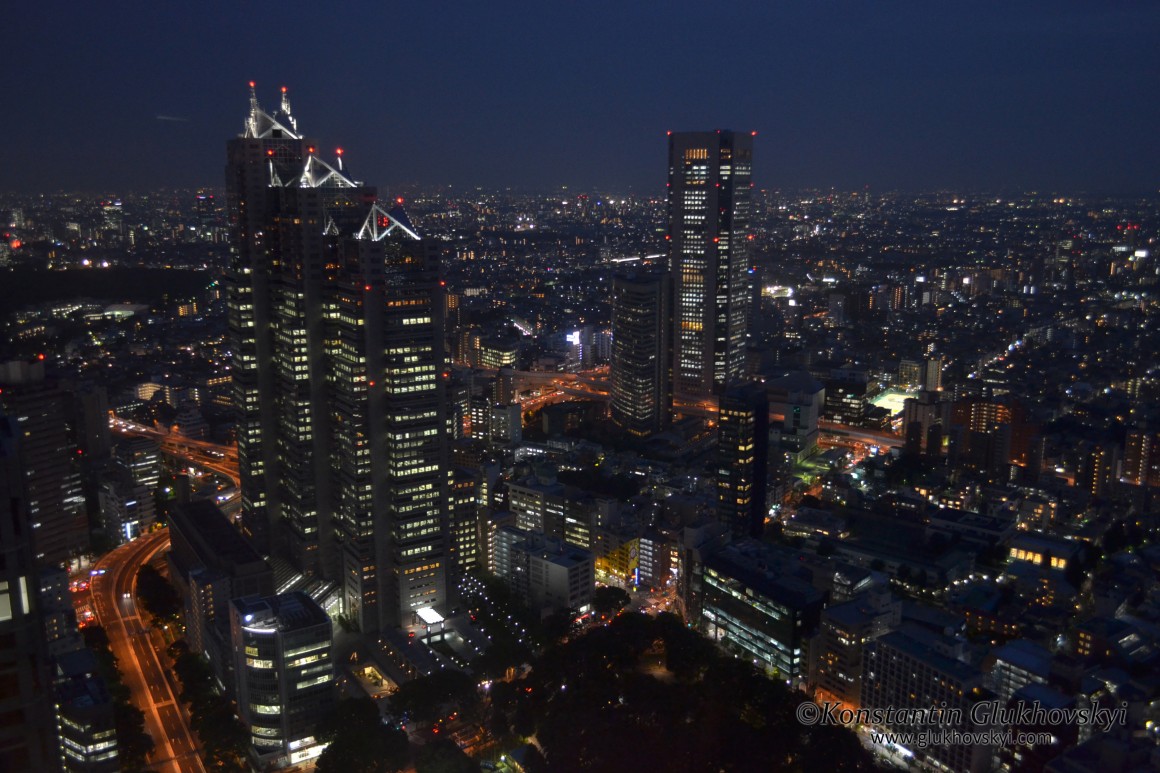 Tokyo at night, Japan